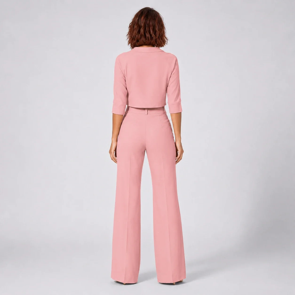 Cropped Wide Leg Set WHD0606284