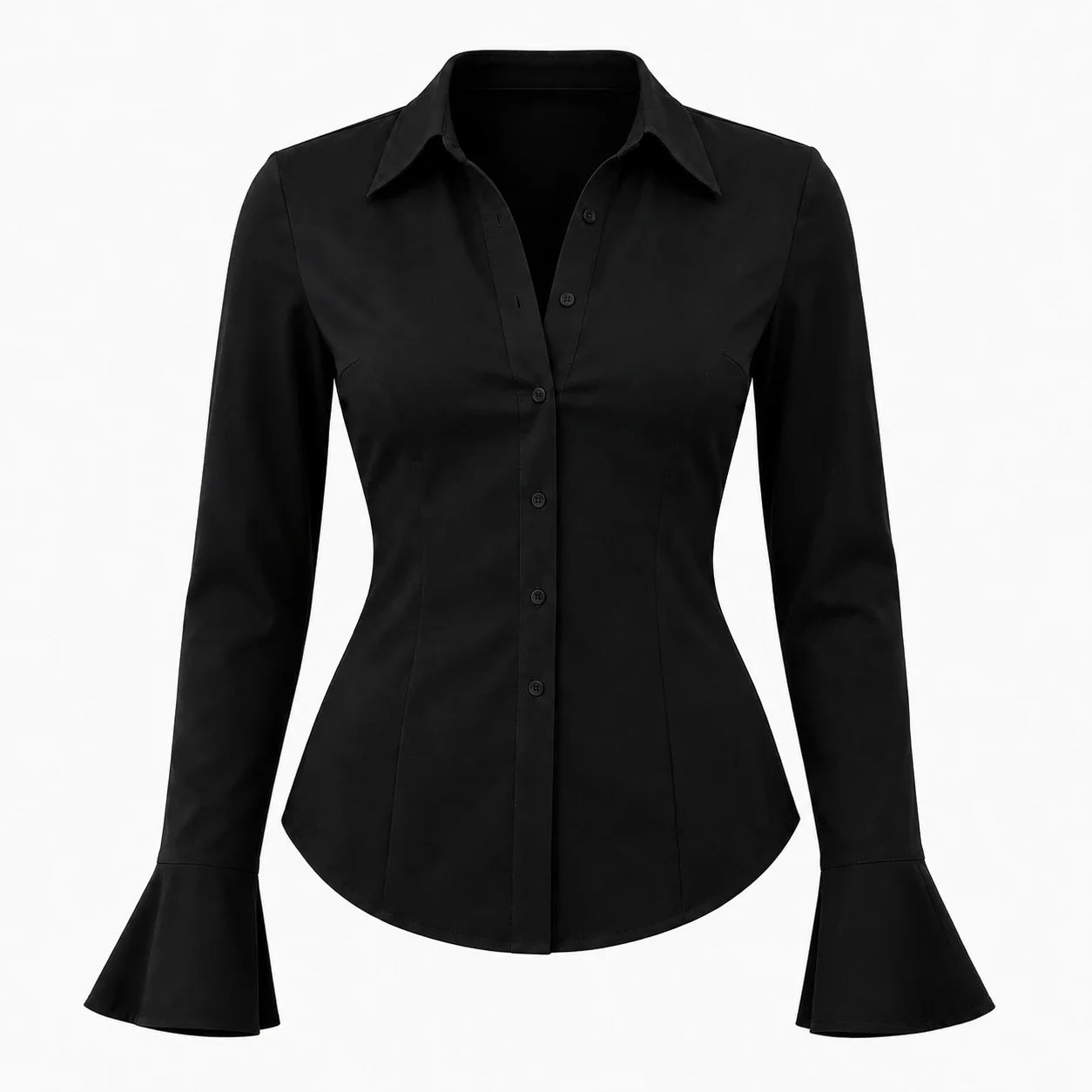Waist-Fit Button Shirt WHD0606288