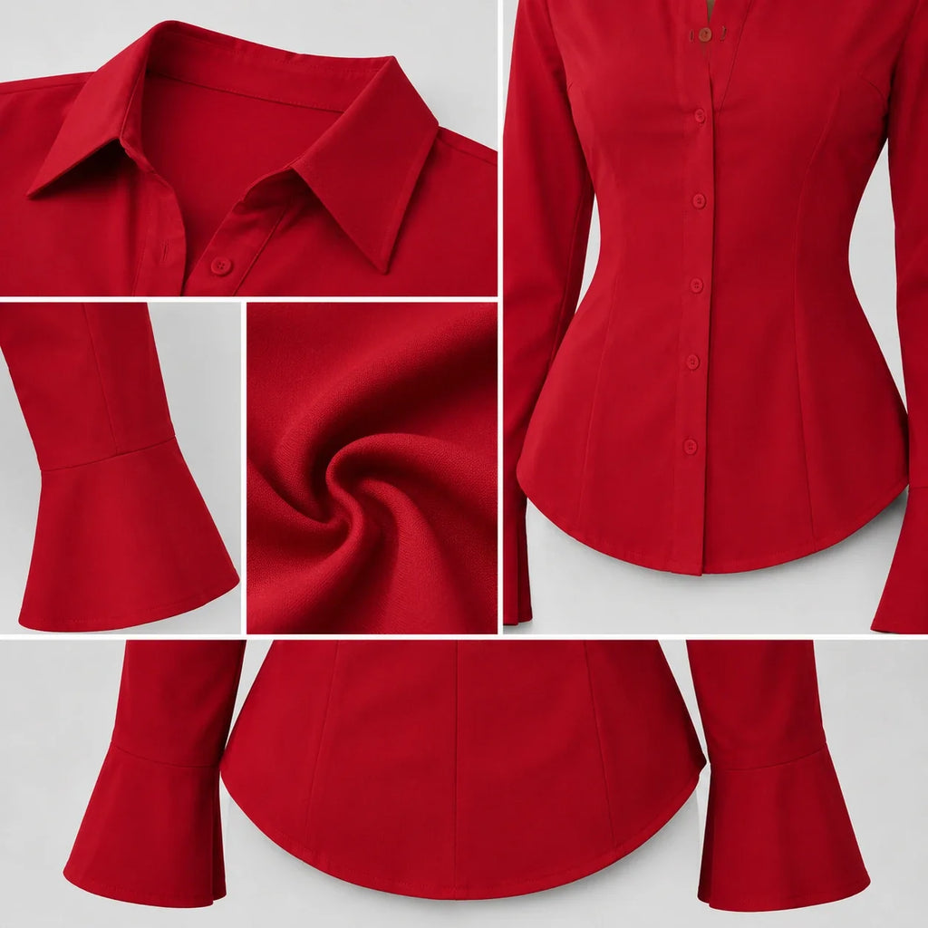 Waist-Fit Button Shirt WHD0606288