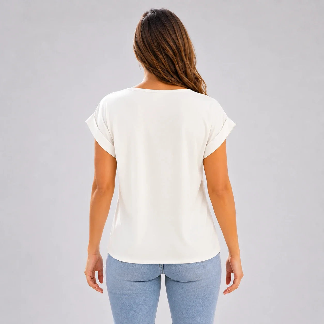 Twist Front V-Neck Top WHD0606291