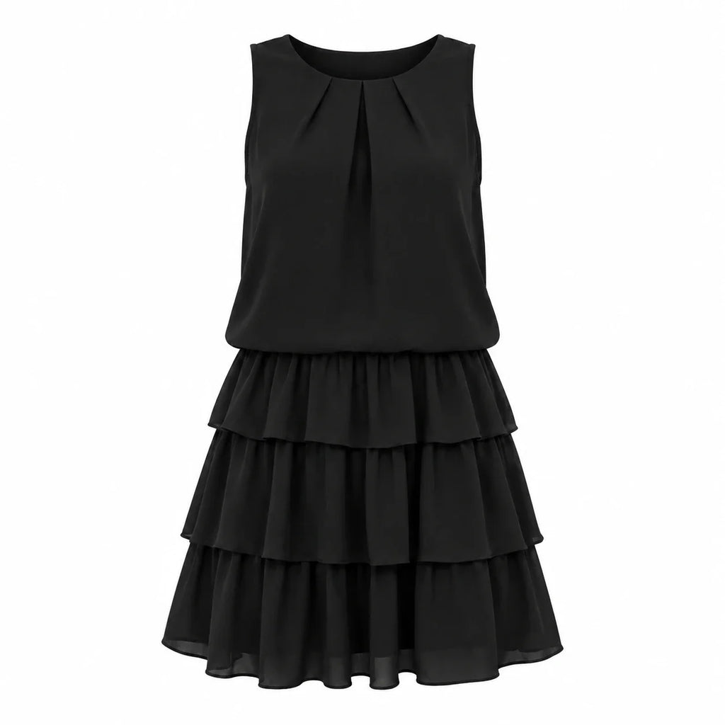 Tiered Sleeveless Mini Dress WHD0606297