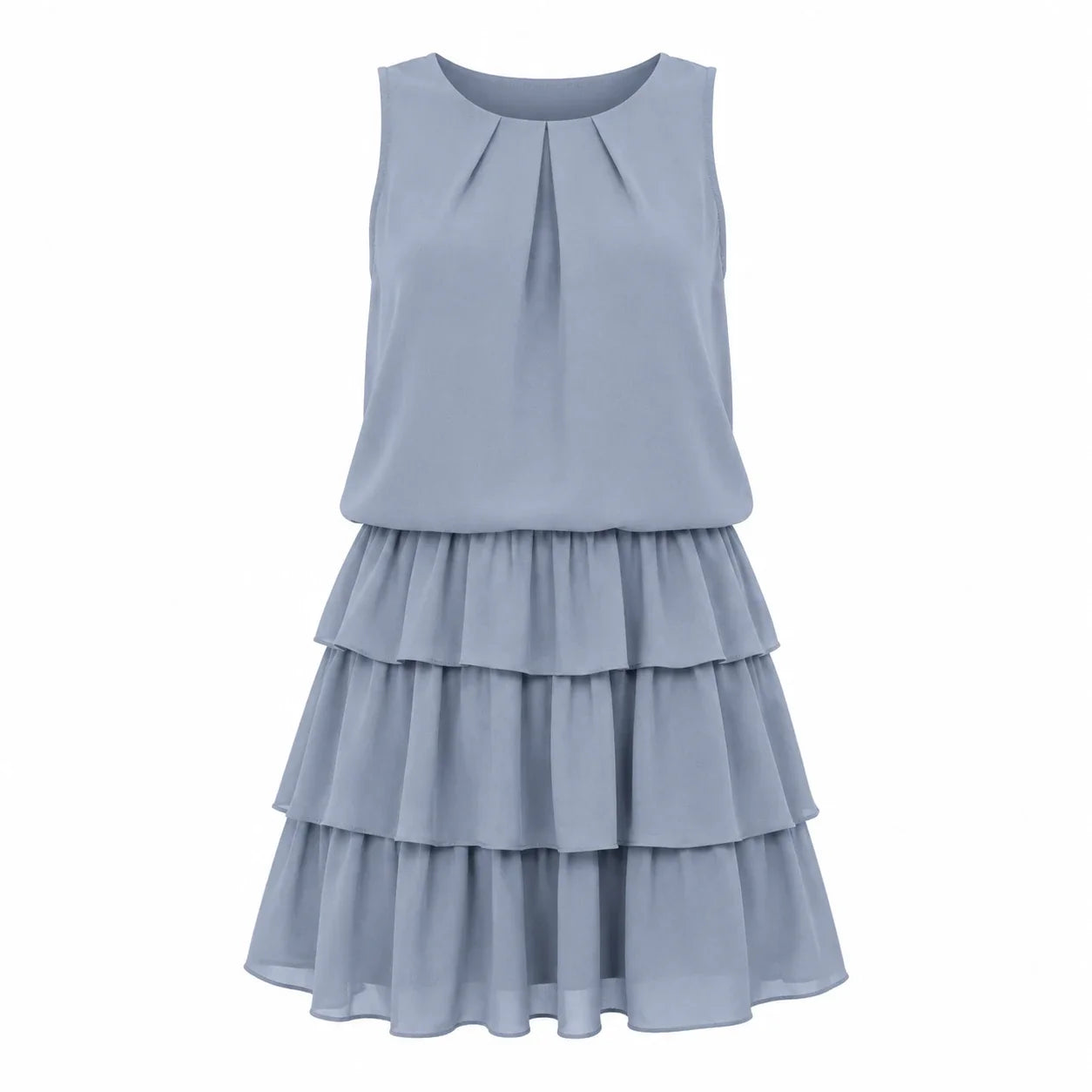 Tiered Sleeveless Mini Dress WHD0606297