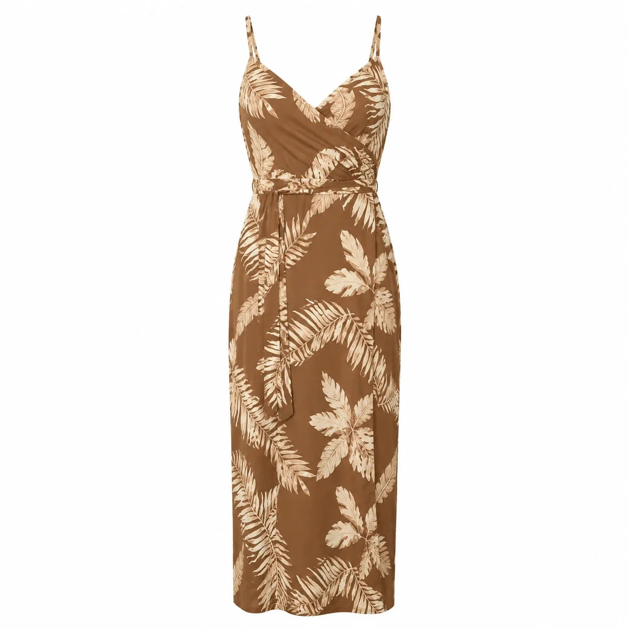Tropical Print Maxi Dress WHD0606298