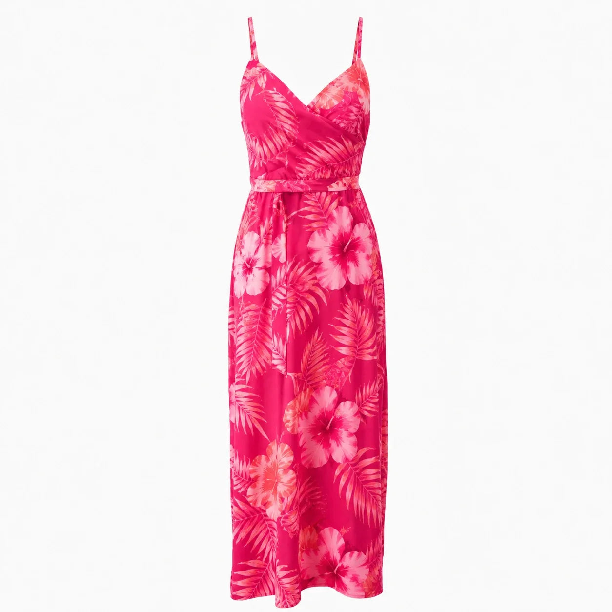 Tropical Print Maxi Dress WHD0606298