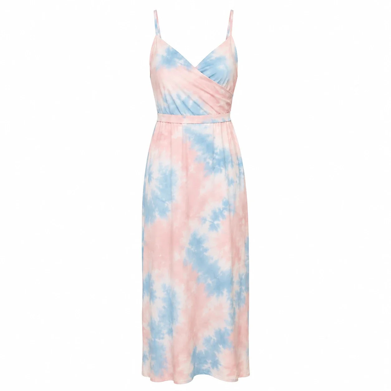 Tropical Print Maxi Dress WHD0606298