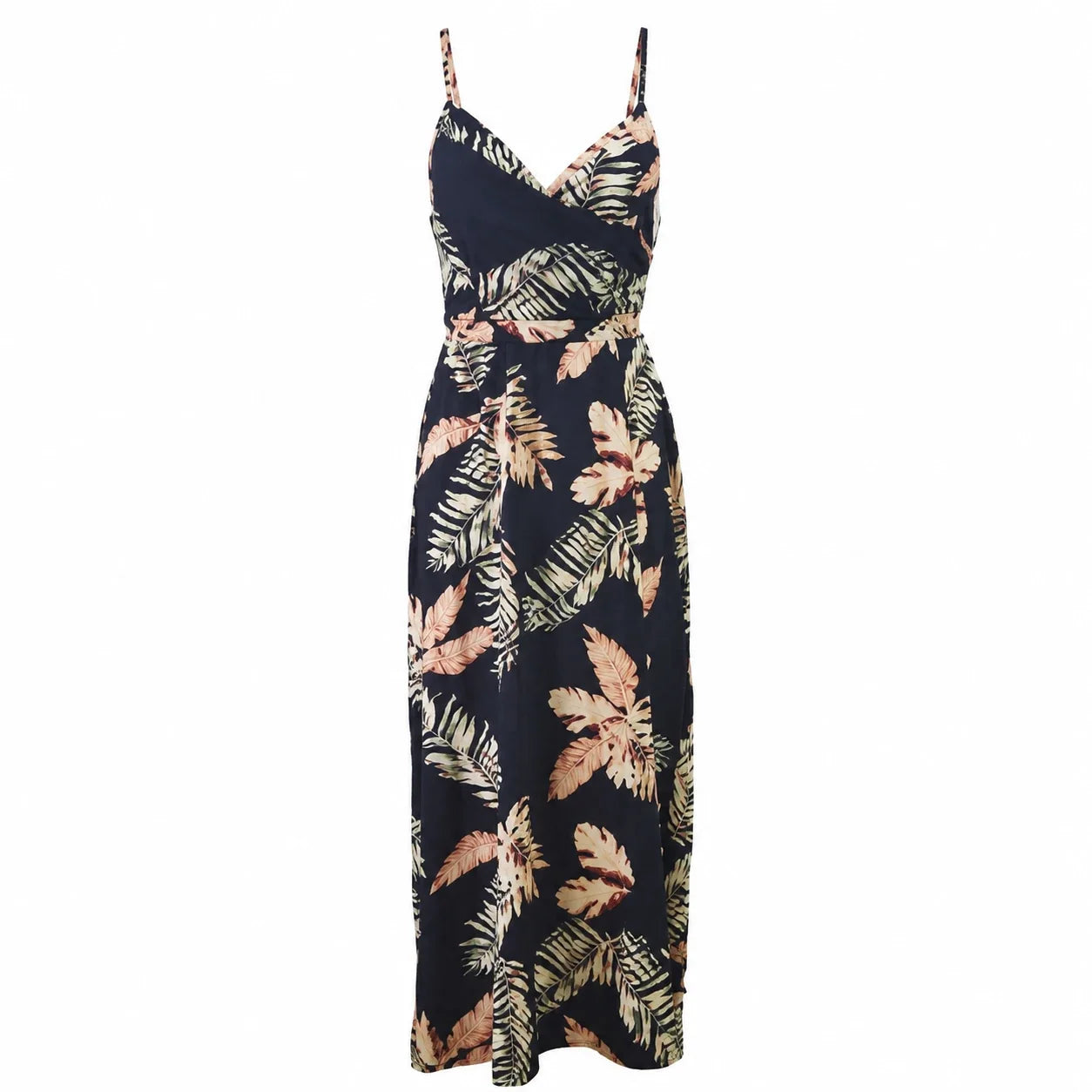 Tropical Print Maxi Dress WHD0606298