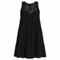 Crochet Yoke Tiered Dress WHD0606300