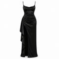 Ruched Slit Maxi Dress WHD0606301