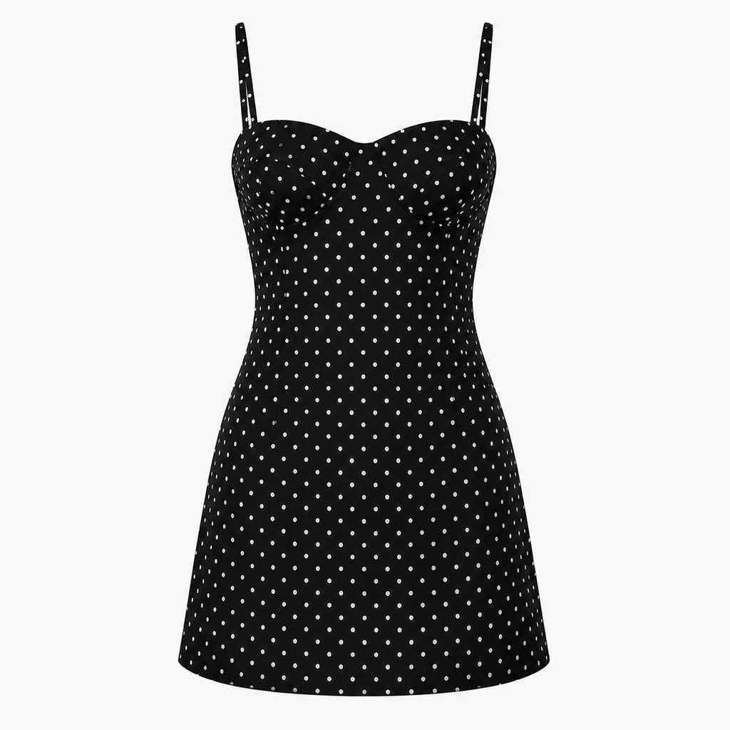 Polka Dot Cami Mini Dress WHD0606302
