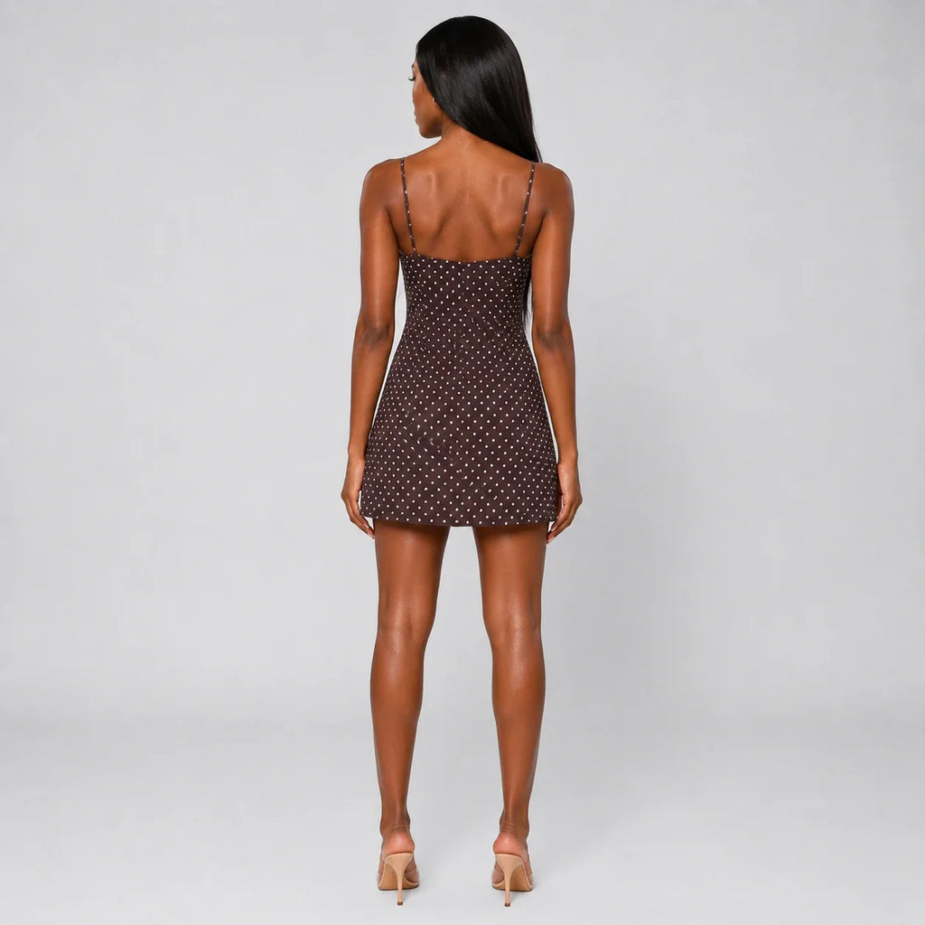 Polka Dot Cami Mini Dress WHD0606302