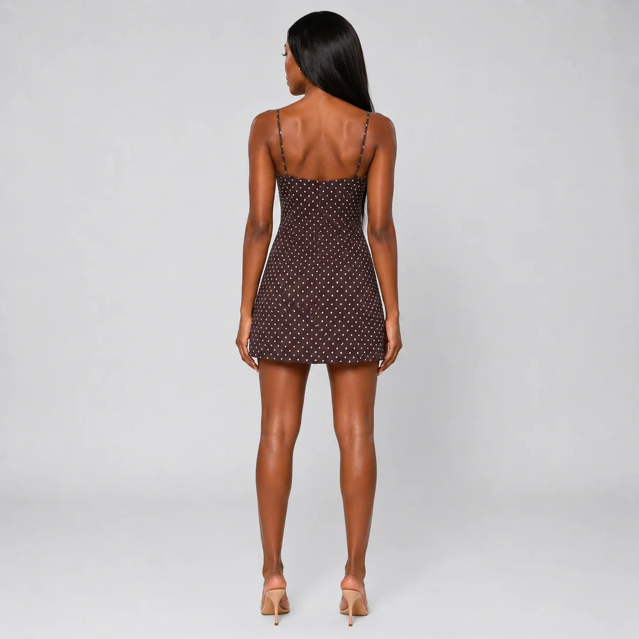Polka Dot Cami Mini Dress WHD0606302