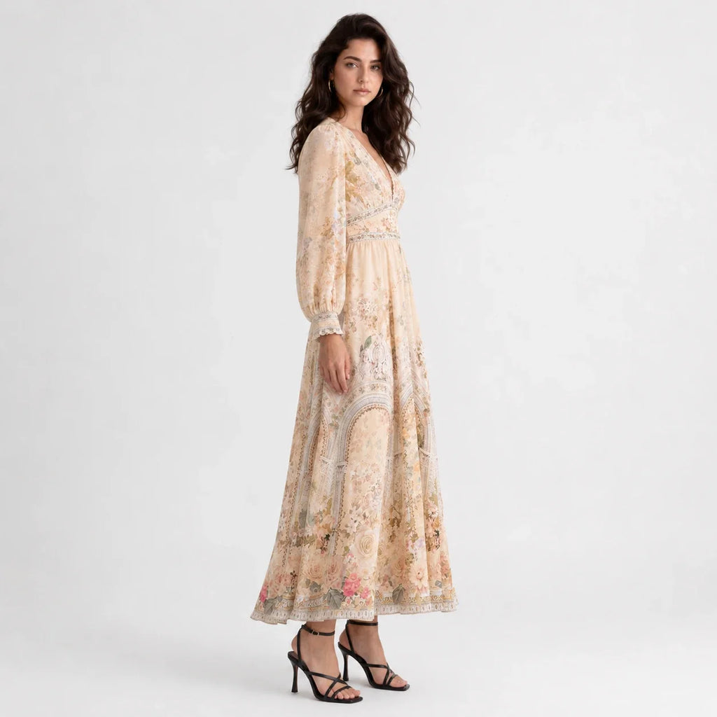 Printed Resort Maxi Dress WHD0606306
