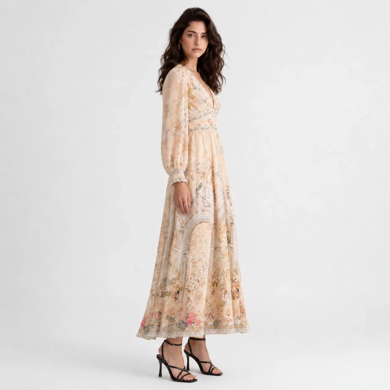 Printed Resort Maxi Dress WHD0606306