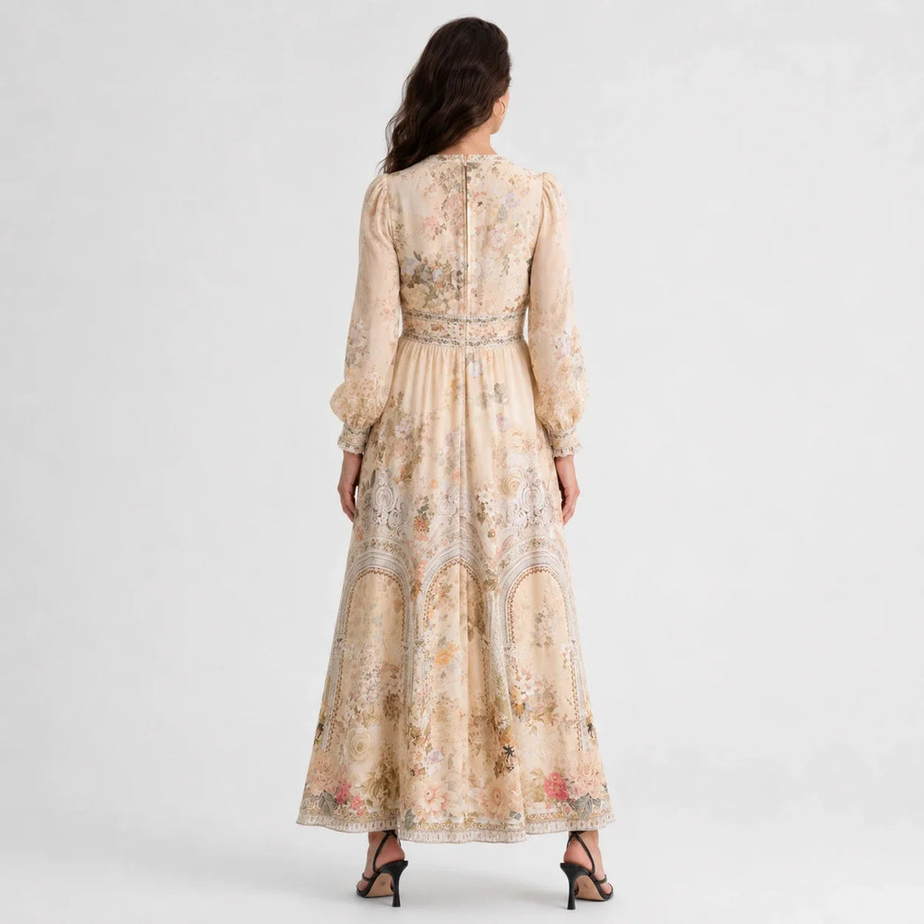 Printed Resort Maxi Dress WHD0606306