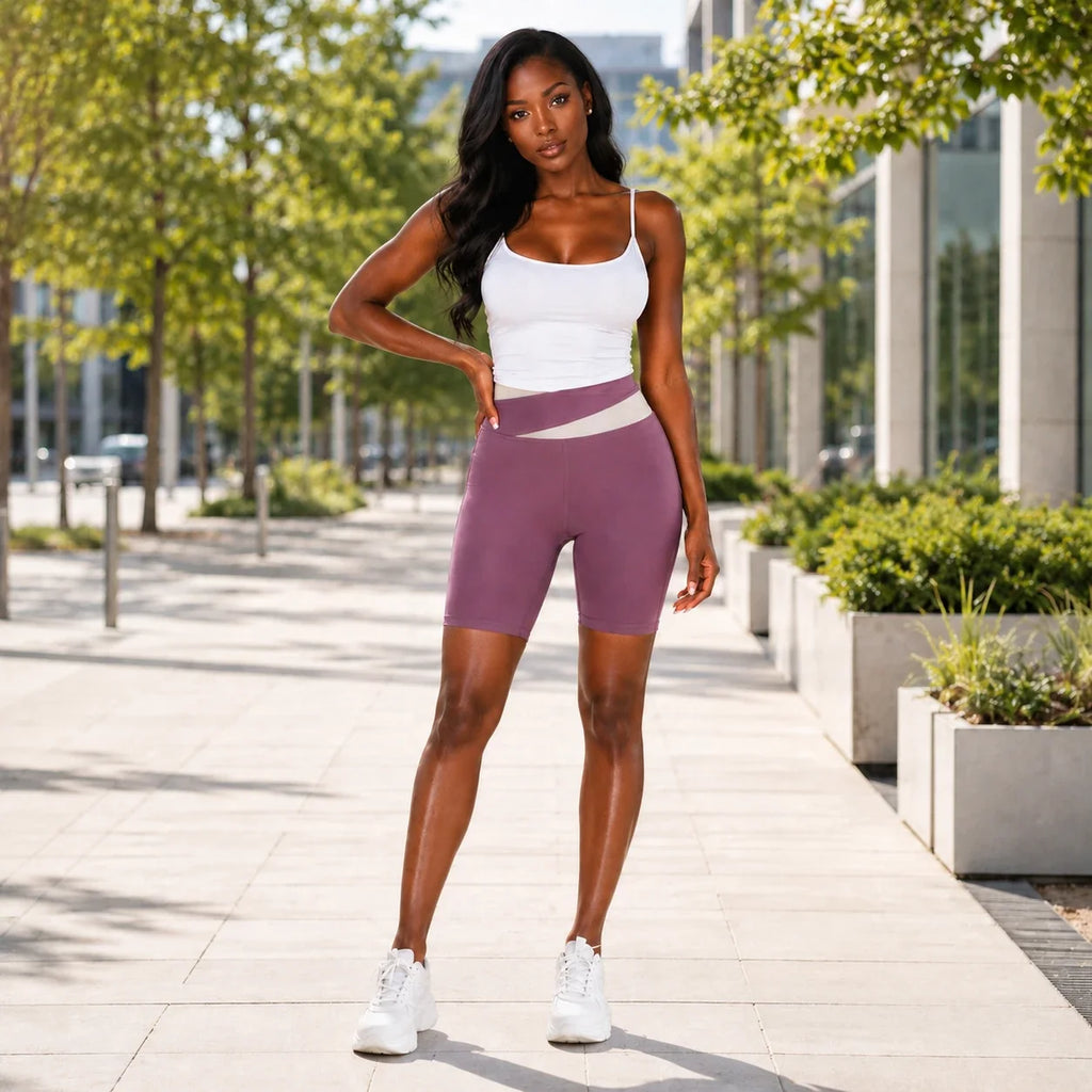 High Waist Biker Shorts WHD0606307-JYMA003