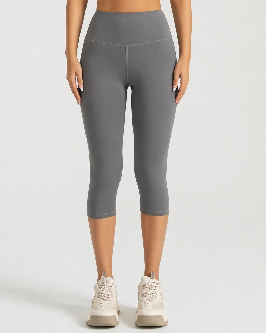 High Waist Capri Leggings WHD0606311-MT7FK
