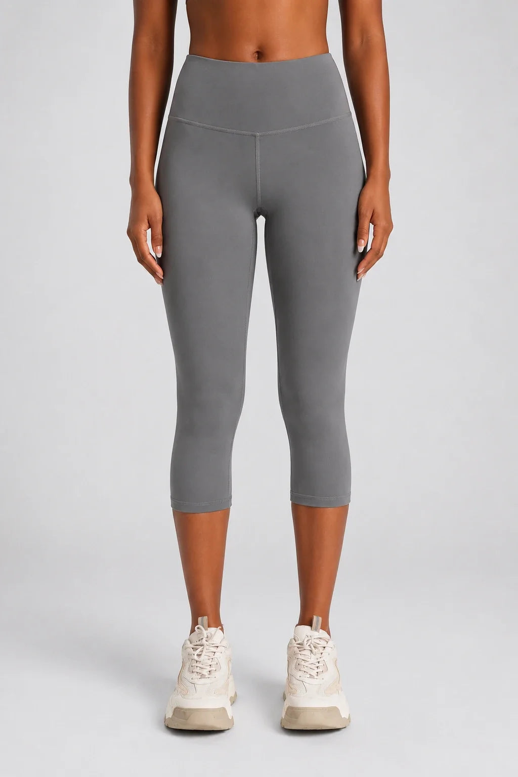 High Waist Capri Leggings WHD0606311-MT7FK