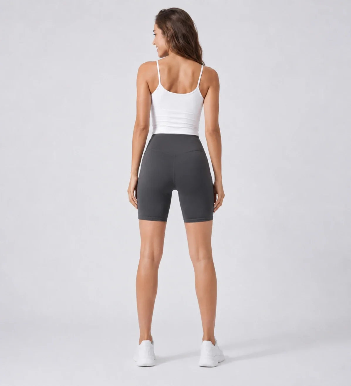 High Waist Biker Shorts WHD0606312-MT5FK