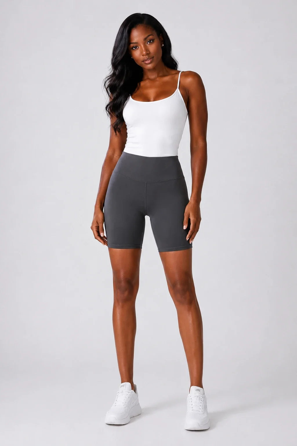 High Waist Biker Shorts WHD0606312-MT5FK