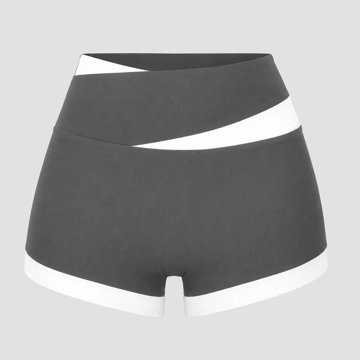 Colorblock High Waist Shorts WHD0606314-JYMA019