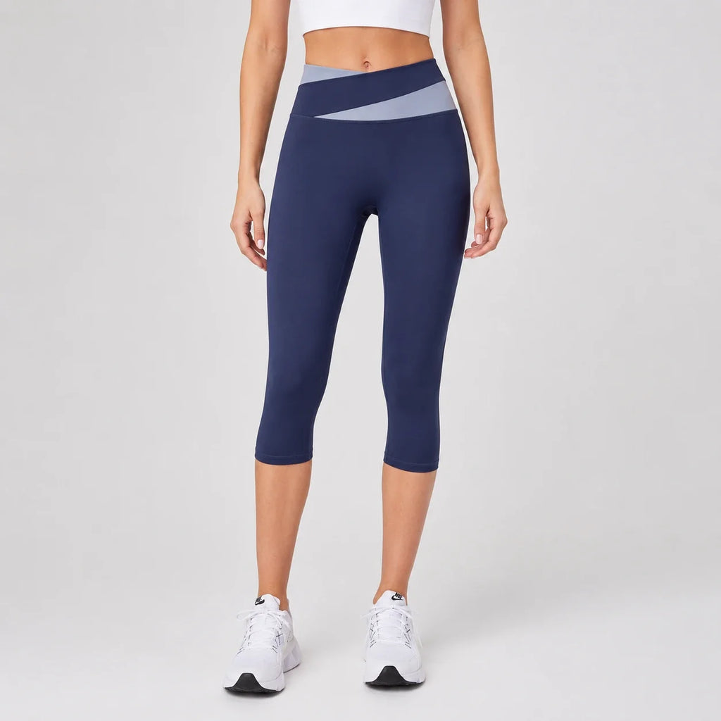 Colorblock Capri Leggings WHD0606315-JYMA015