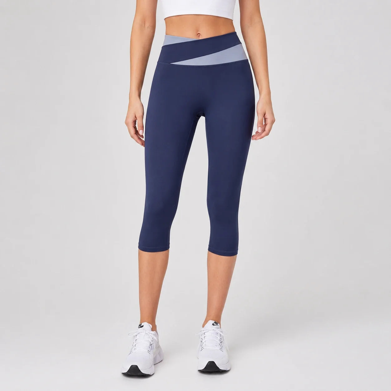 Colorblock Capri Leggings WHD0606315-JYMA015