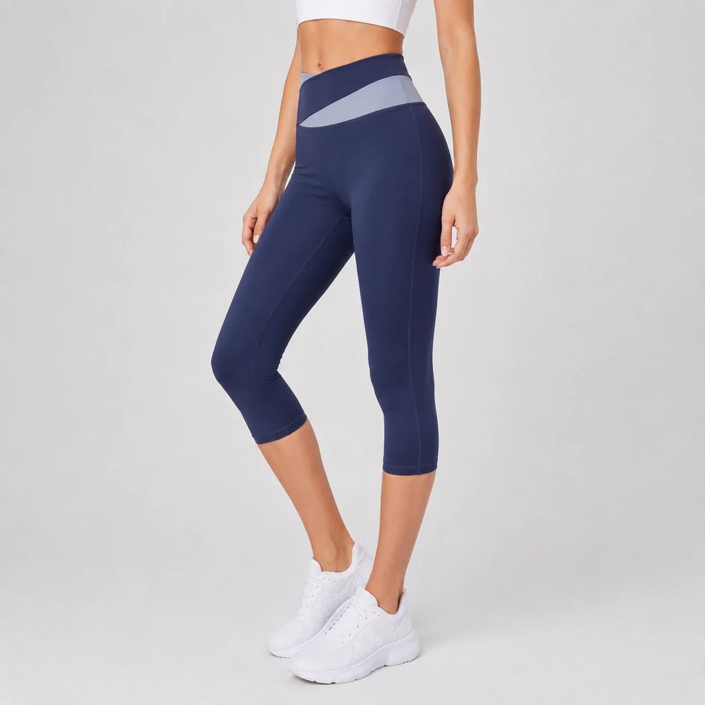 Colorblock Capri Leggings WHD0606315-JYMA015