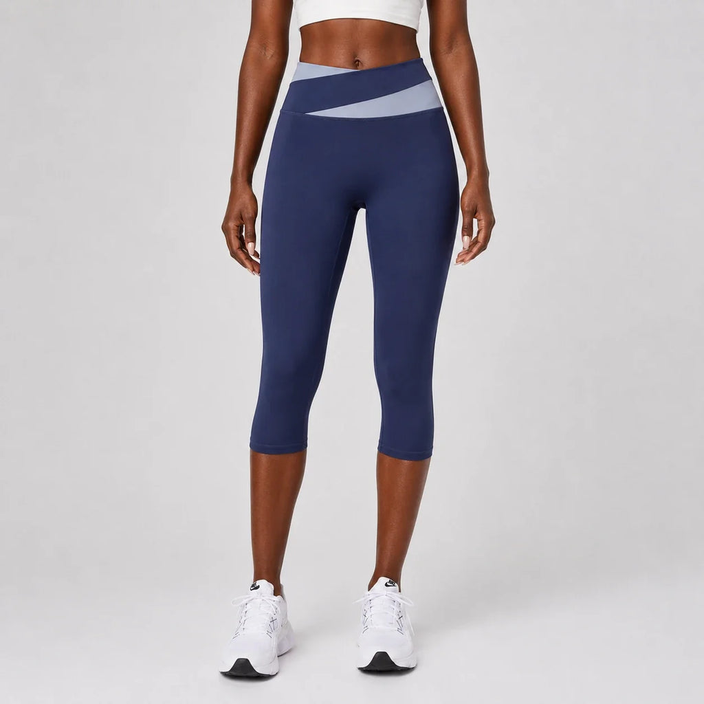 Colorblock Capri Leggings WHD0606315-JYMA015