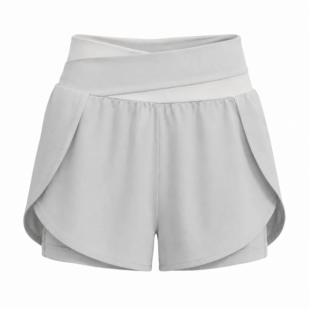 Colorblock Wrap Active Shorts WHD0606316-JYMA007