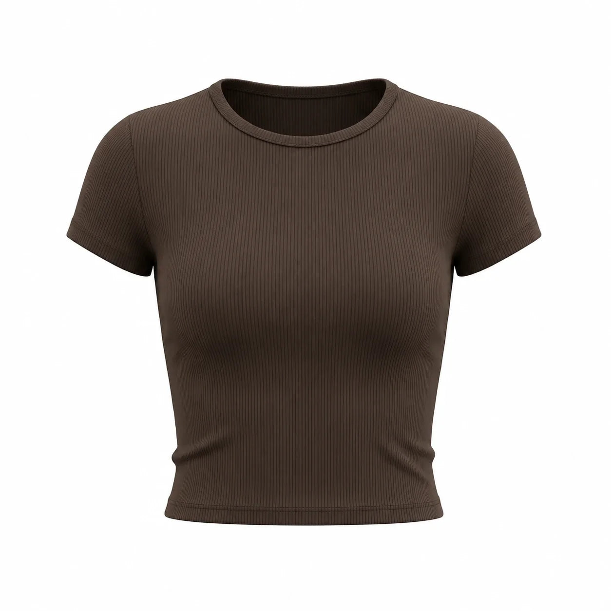 Ribbed Cropped Tee WHD0606317-JYTD001
