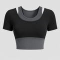 Colorblock Layered Activewear Set WHD0606323-JYMD035