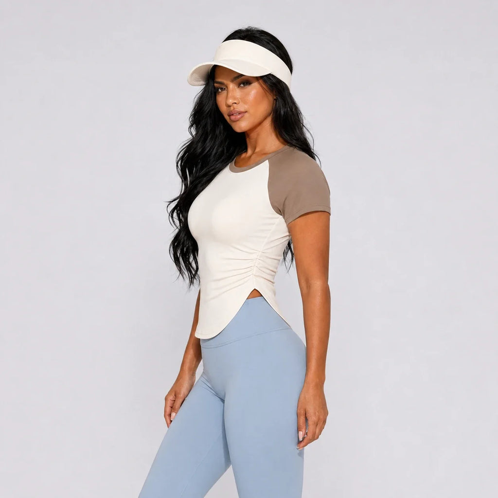 Raglan Ruched Active Top WHD0606324-JYMD045