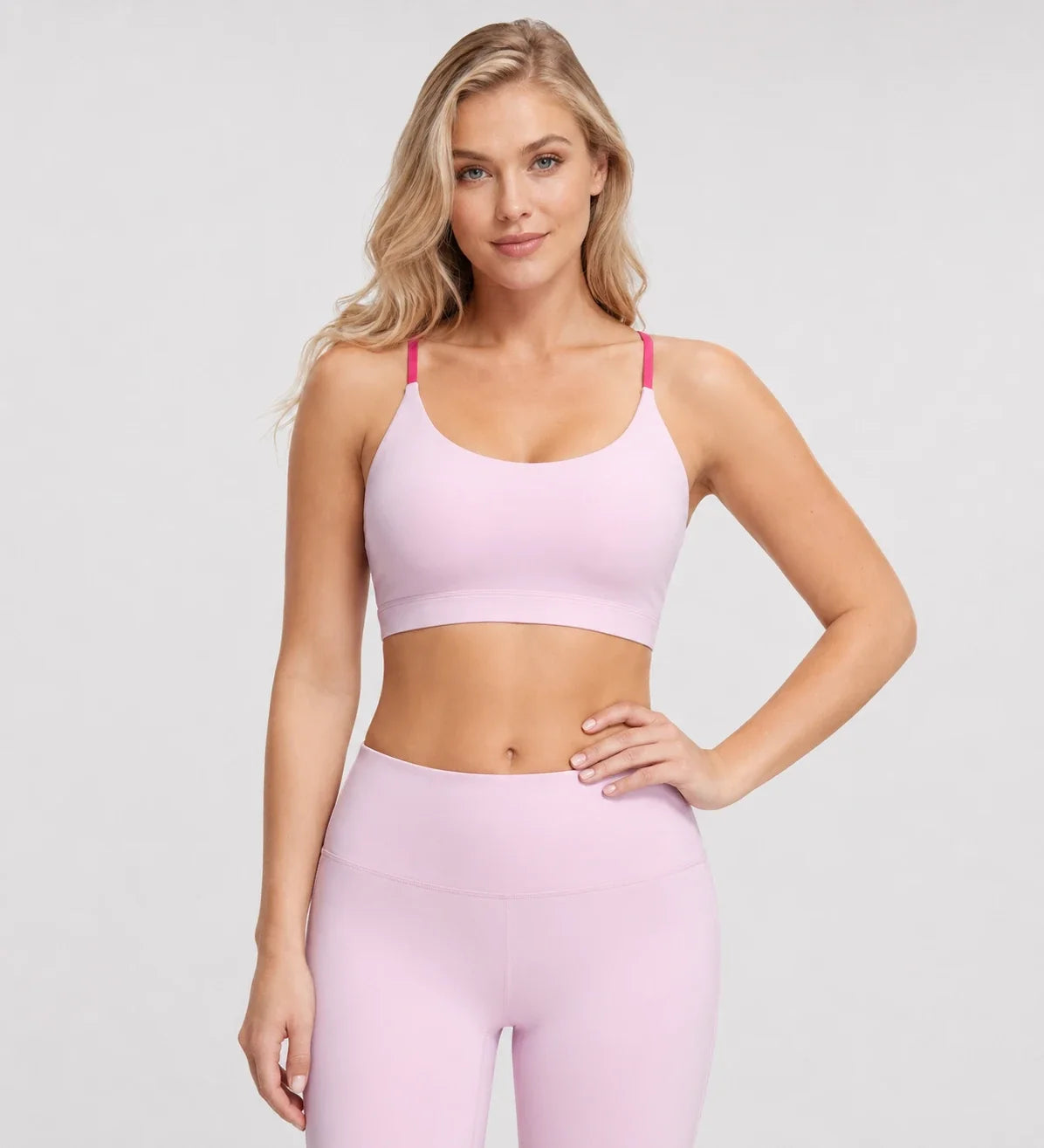 Strappy Back Sports Bra WHD0606328-JYMN068