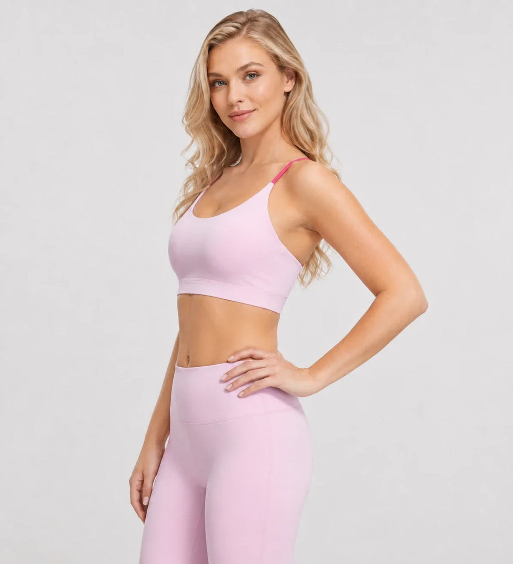 Strappy Back Sports Bra WHD0606328-JYMN068