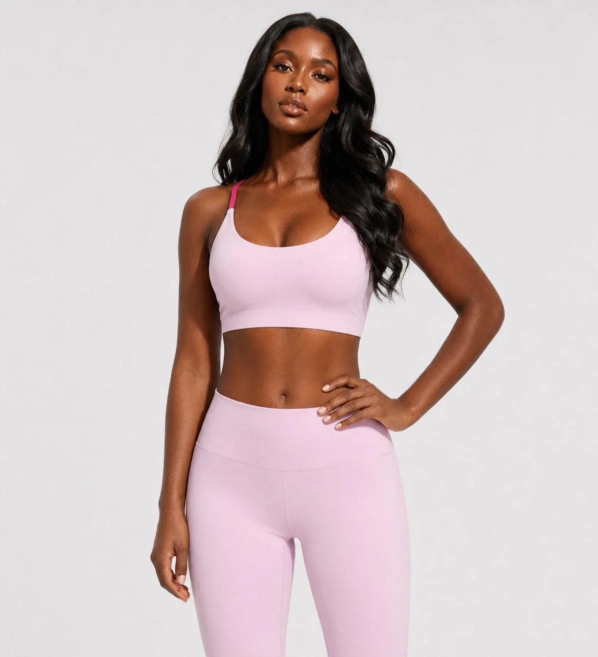 Strappy Back Sports Bra WHD0606328-JYMN068