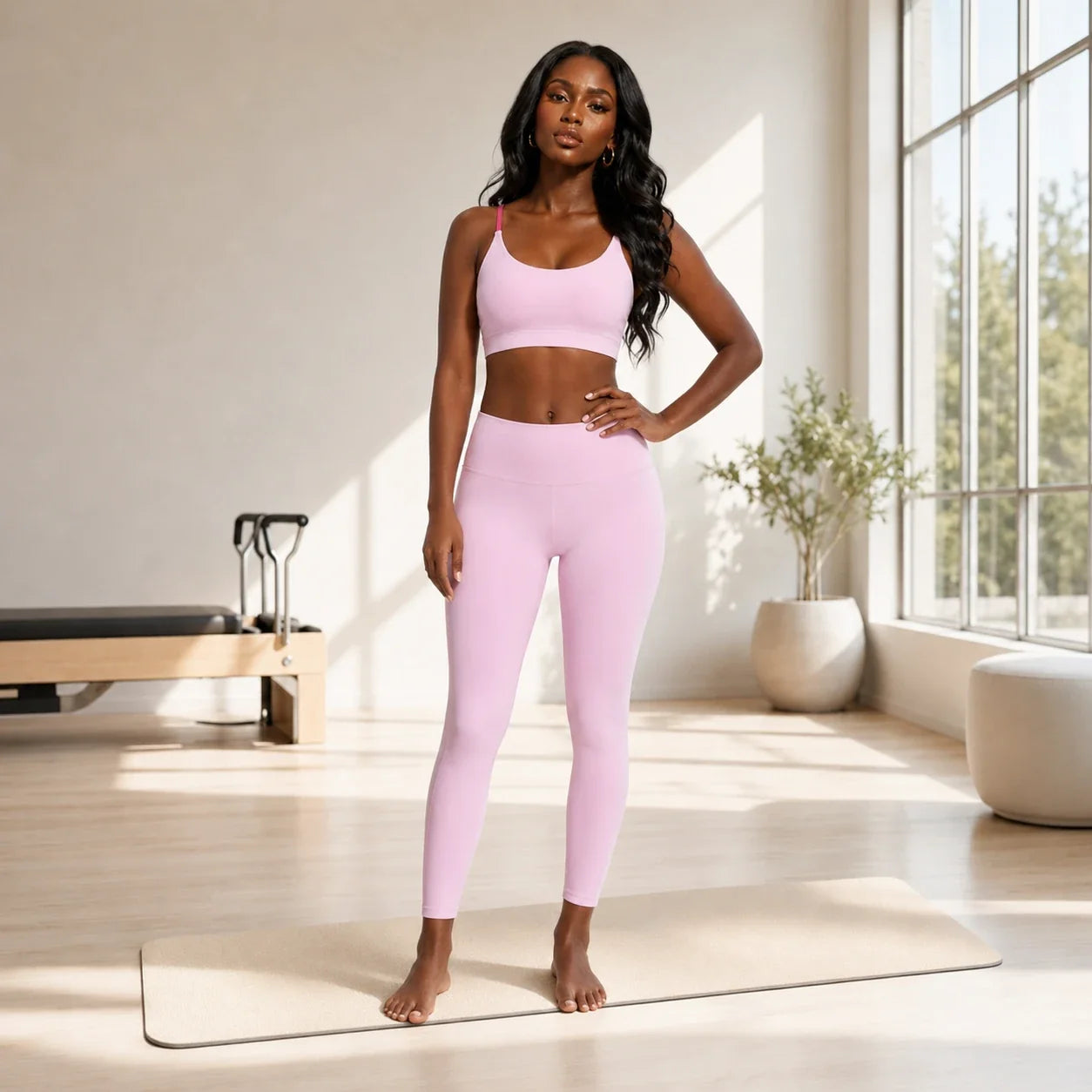 Strappy Back Sports Bra WHD0606328-JYMN068
