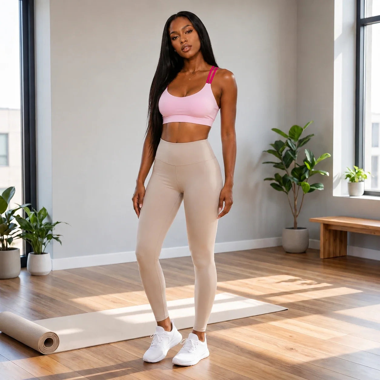 Multi-Strap Back Sports Bra WHD0606333-OMMN022