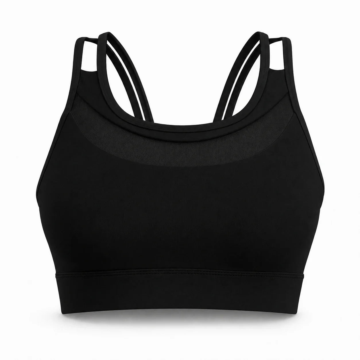 Mesh Panel Sports Bra WHD0606335-OMMN020