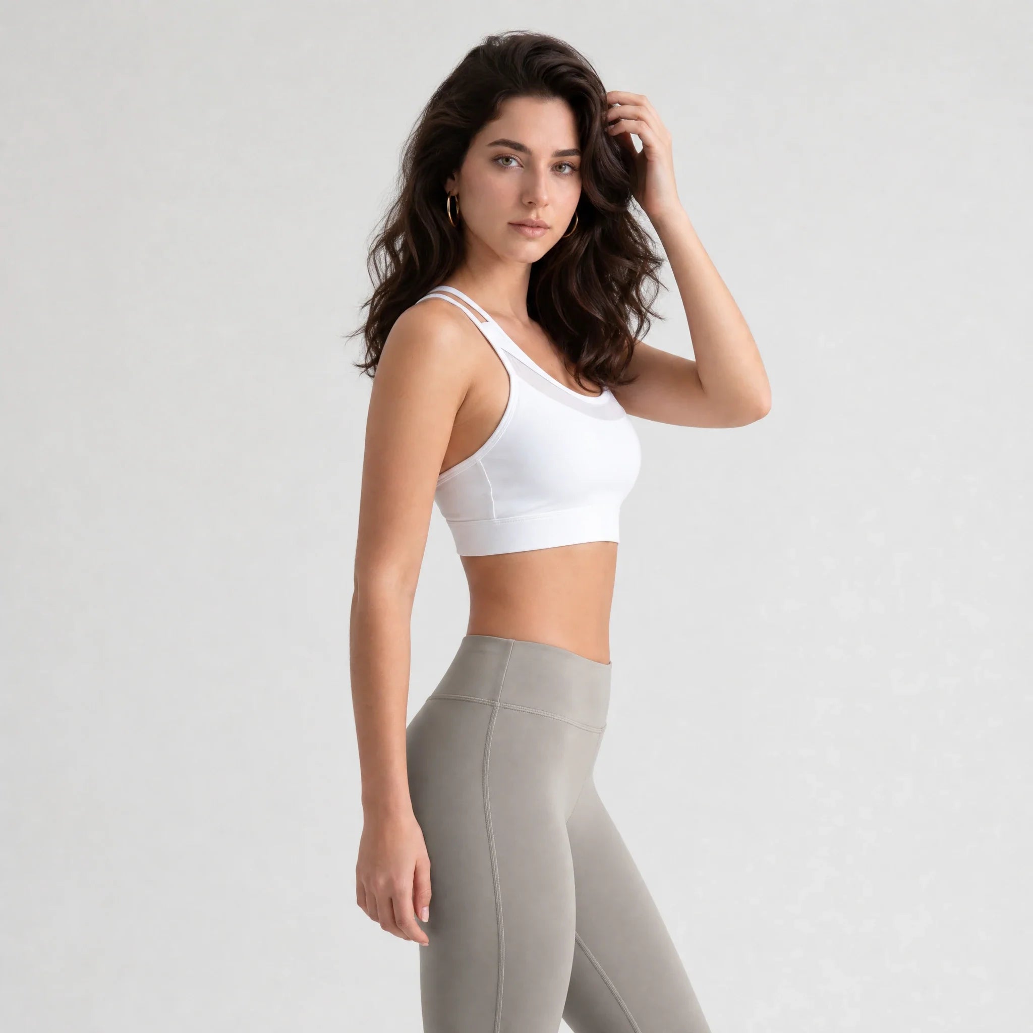 Mesh Panel Sports Bra WHD0606335-OMMN020