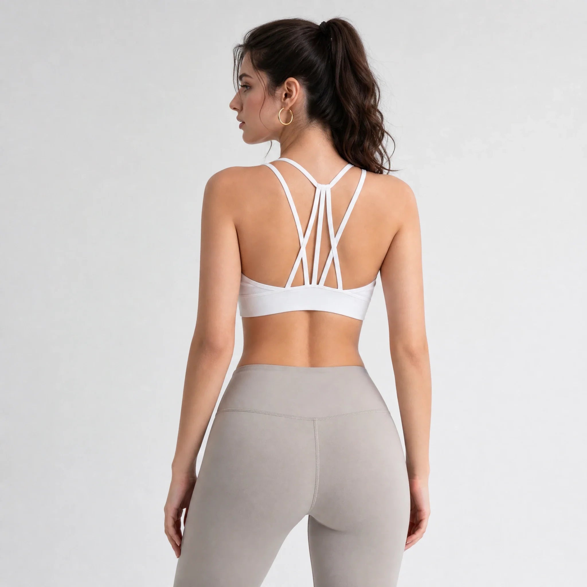 Mesh Panel Sports Bra WHD0606335-OMMN020