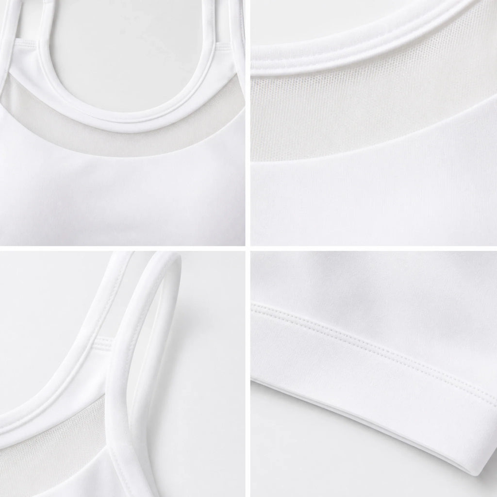 Mesh Panel Sports Bra WHD0606335-OMMN020