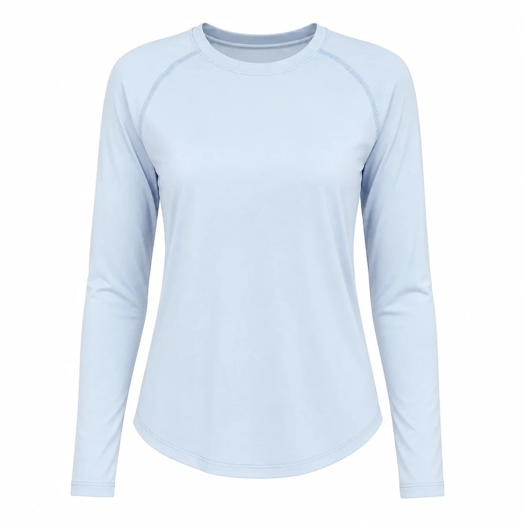 Mesh Back Long Sleeve Top WHD0606337-JYWC024