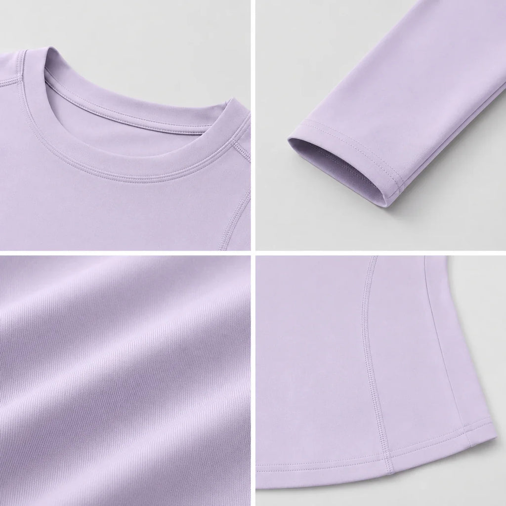 Contour Seam Long Sleeve Top WHD0606339-JYMC220