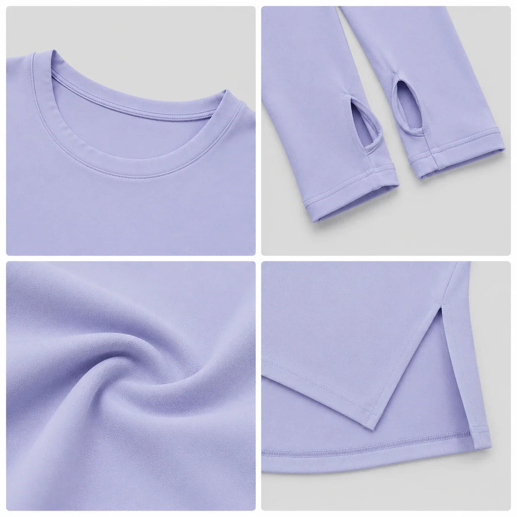Asymmetric Side Slit Active Top WHD0606340-JYMC183