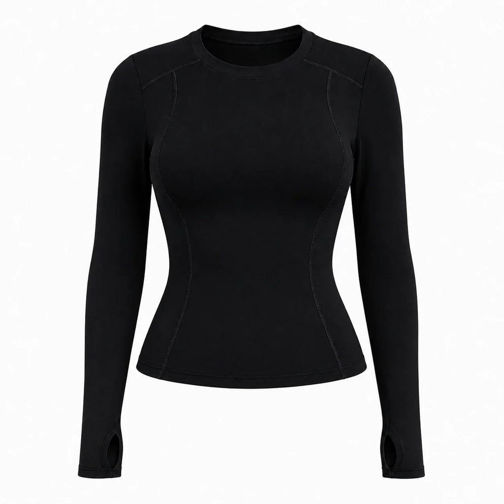 Fitted Thumbhole Active Top WHD0606341-JYMC176