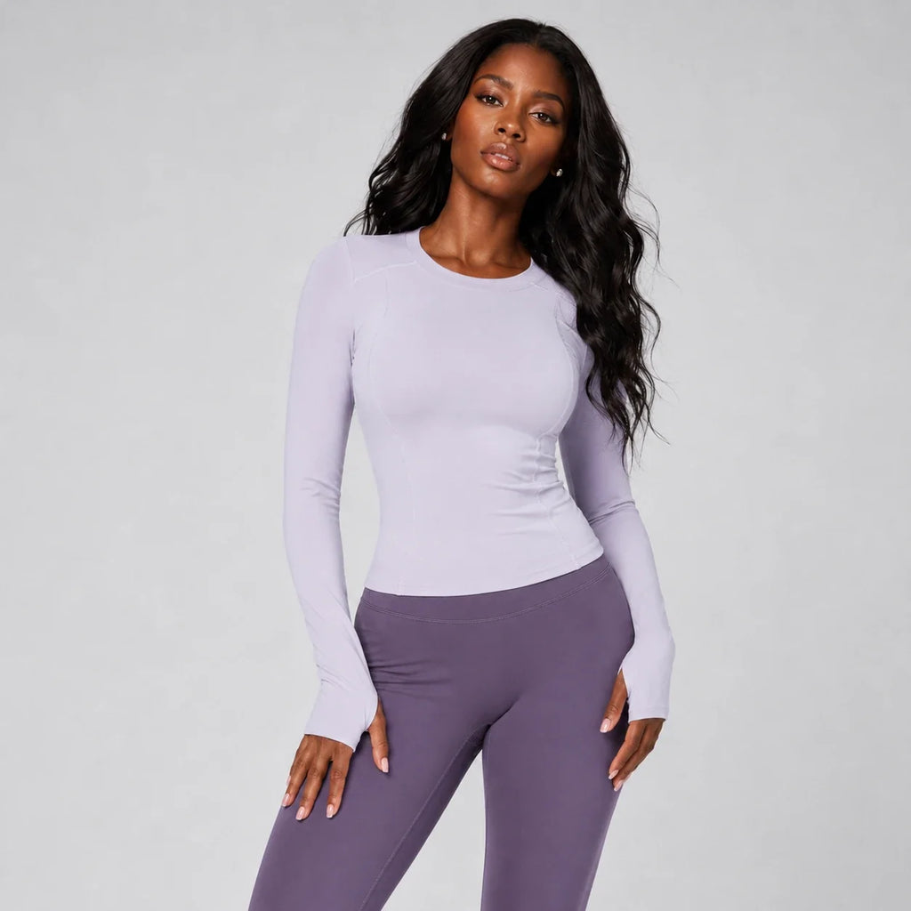Fitted Thumbhole Active Top WHD0606341-JYMC176