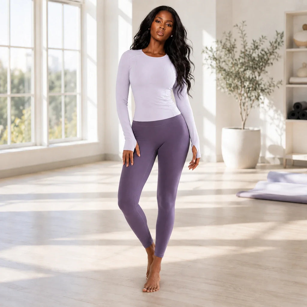 Fitted Thumbhole Active Top WHD0606341-JYMC176