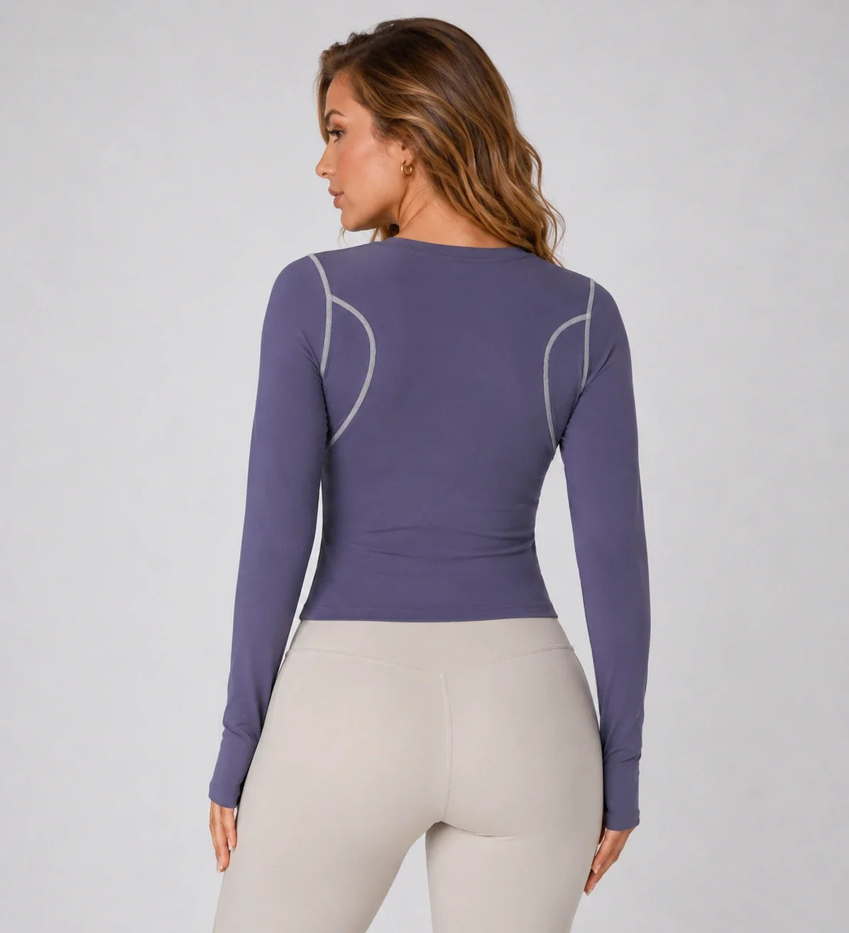 Contrast Seam Active Top WHD0606342-JYMC009