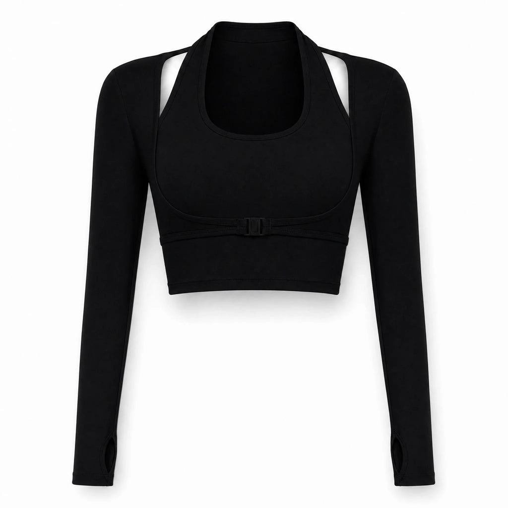 Cutout Buckle Active Top WHD0606346-JYMC015