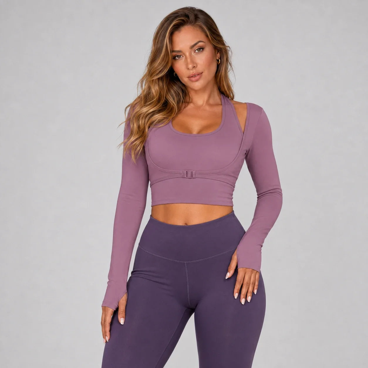 Cutout Buckle Active Top WHD0606346-JYMC015